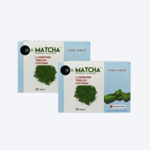 نقدم لكم ماتشا فورم إل-كارنيتين أقراص 1350 مجم 30 قرص علبتان | Matcha Premium Japanese، خيارك المثالي لتعزيز الطاقة ودعم إدارة الوزن.