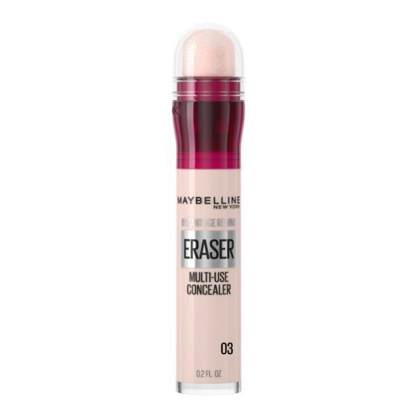 نقدم لكم مايبيلين نيويورك خافي عيوب البشرة إنستانت أنتي إيج إيرايزر 03 فير | Maybelline New York، وهو حل لا بد منه للحصول على بشرة خالية من العيوب. قولي وداعًا للهالات السوداء والعيوب والعيوب مع هذا الكونسيلر متعدد الاستخدامات.