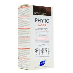 Phyto Phytocolor Herbal Hair Color 5.35 - Light Chestnut Dore Acaju New Formula