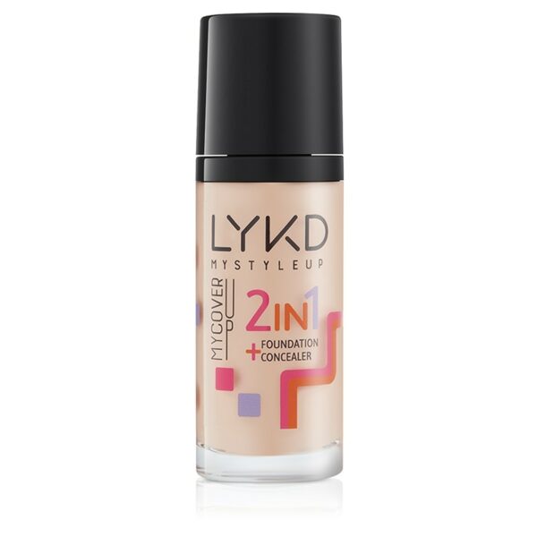 LYKD 2 in 1 Foundation 130 Soft Fair