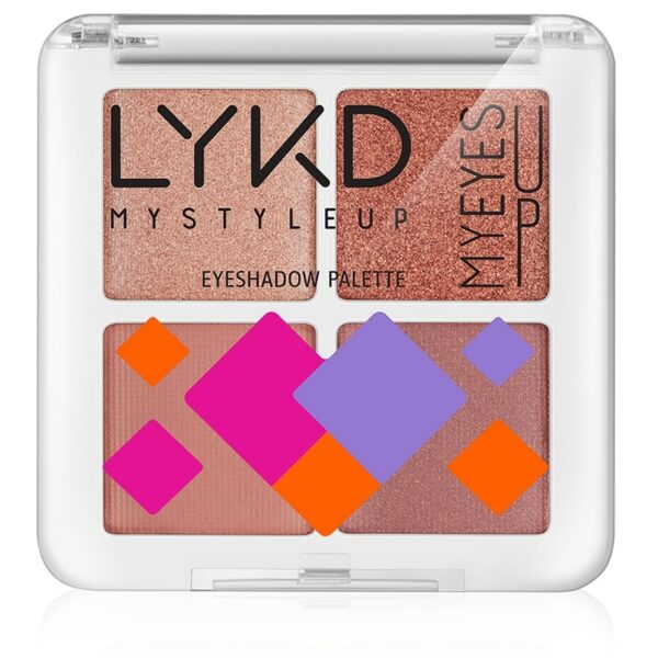 LYKD 4 Piece Eyeshadow Palette 107 Nude Mood