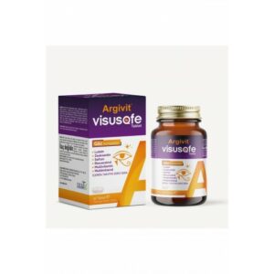 Argivit Visusofe 30 Tablets. This nutritional supplement features a unique blend of Vitamin D3, Vitamin B12, Vitamin C, and Zinc to support your health.