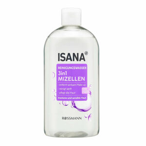 Isana Makeup Remover 3 in 1 Micellar Water Alcohol-Free Dry & Sensitive Skin 400ml