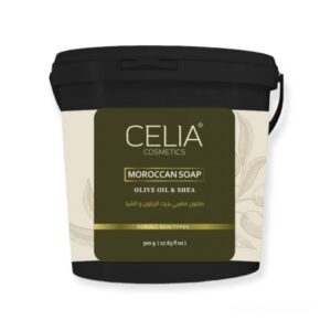 Introducing Celia Moroccan soap with olive oil and shea 500 g, a product designed to provide luxurious and nourishing care for your skin.