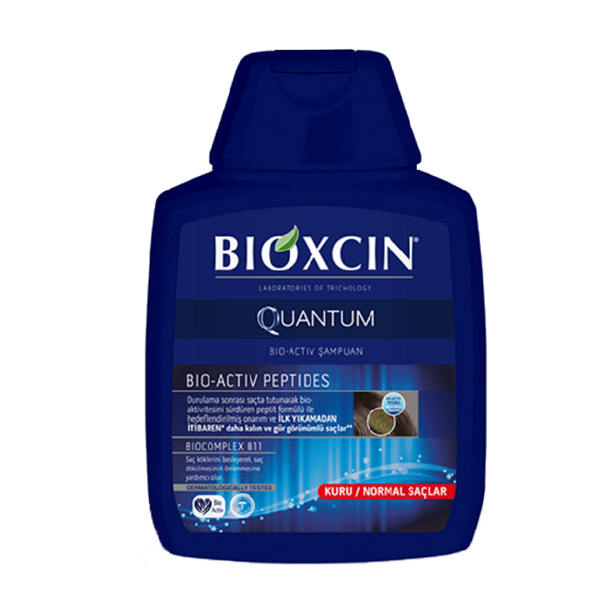 Introducing Bioxcin Quantum Shampoo for Dry and Normal Hair 300 ml, the perfect solution for nourishing and strengthening your hair.