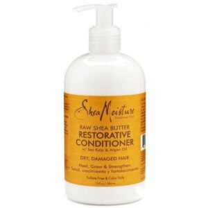 Introducing Shea Moisture Raw Shea Butter Restorative Conditioner 384 ml, a nourishing hair care solution that will leave your locks feeling smooth and revitalized.