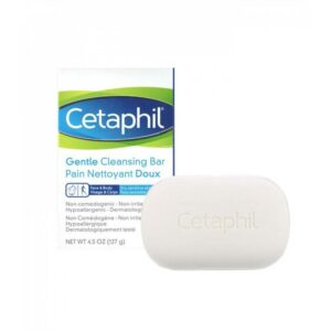 Introducing the Cetaphil Gentle Cleansing Bar Pain Nettoyant Doux 127 ml, a gentle and effective solution for those with delicate skin.