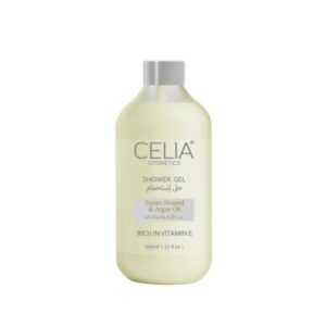 Introducing Celia Shower gel with sweet almond and argan oil 500 ml, a luxurious and nourishing formula designed to leave your skin feeling moisturized.