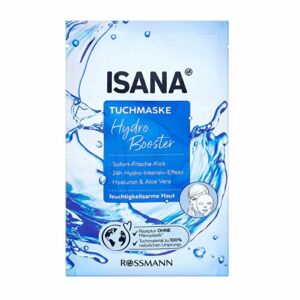 Introducing the Isana Paper Face Mask Hydro Booster Moisture-Free Skin Single, a solution for dehydrated skin.