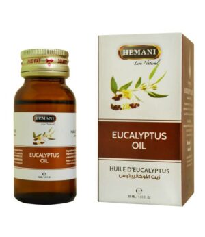 Introducing the Hemani Eucalyptus Oil 30 ml, a natural solution for a variety of therapeutic and aromatic uses.