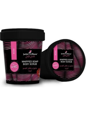 Introducing the Jardin Oleane Whipped Soap Body Scrub Rose 500 g your ultimate solution for luxurious and nourishing skincare.