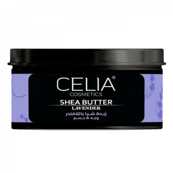 Introducing the Celia Shea Butter and Lavender Body Butter 300 g, a luxurious and nourishing solution for moisturizing your skin.