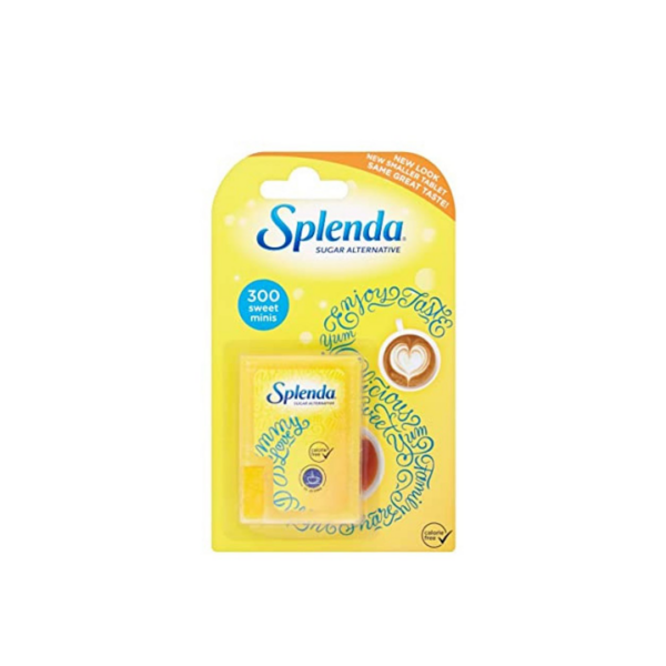 نقدم لكم سبليندا 300 قرص | Splenda، الحل الأمثل لإضافة الحلاوة إلى مشروباتك وأطباقك دون السعرات الحرارية الزائدة. مع 300 قرص في كل عبوة يمكنك الاستمتاع بحلاوة تدوم طويلاً في شكل مناسب وسهل الاستخدام.