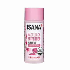 Introducing the Isana Nail Polish Remover Without Acetone Fruity Fresh Scent 50 ml, the perfect solution for beautifully groomed nails.