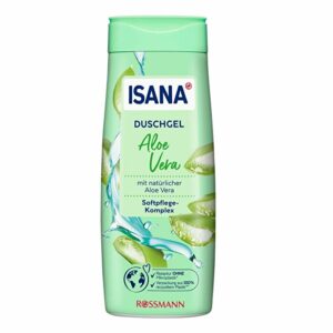 Introducing the Isana Aloe Vera Shower Gel 300 ml, Your daily essential for perfectly cared-for skin.