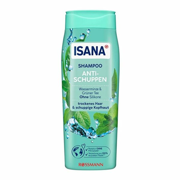 Introducing Isana Shampoo Water Mint and Aventurine 300 ml, specially formulated for dry and dandruff hair.