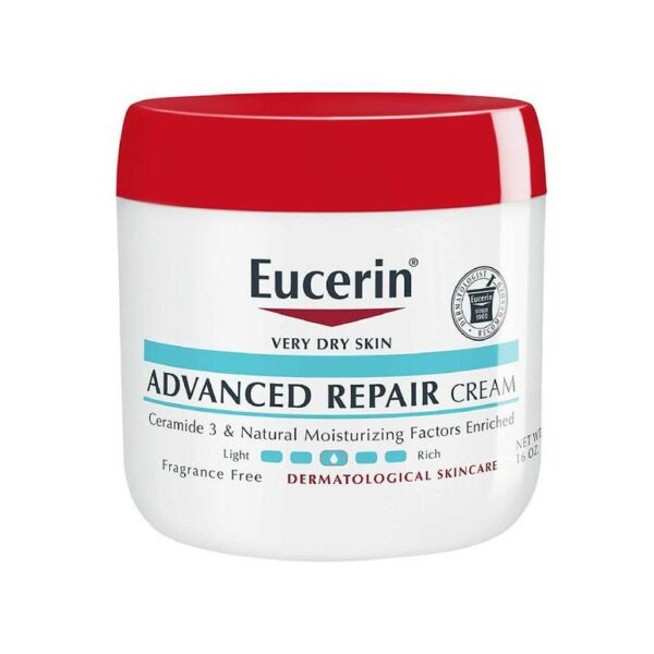 Introducing the Eucerin Advanced Repair For Very Dry Skin 454 g, this cream is a powerful solution for intense moisturization.