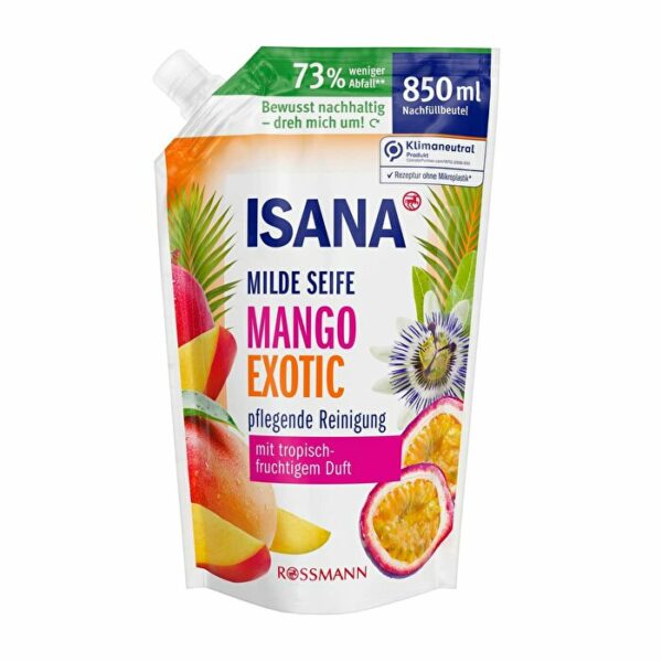 Isana Liquid Soap Refill Mango 850 ml