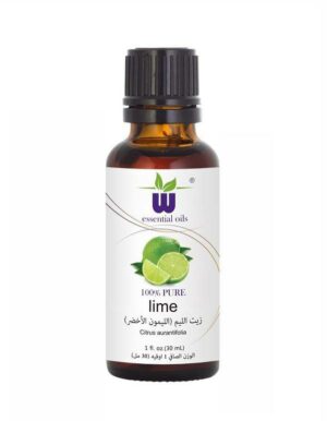 Introducing the W Essential Oils 100% Pure Lime 30 ml, your all-natural solution for a refreshing and revitalizing aroma.