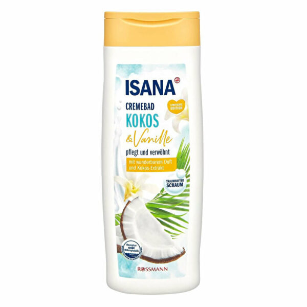 Introducing Isana Coconut & Vanilla Creamy Shower Gel 750 ml, the perfect choice for a unique shower experience.