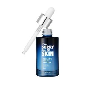 Introducing the I'm Sorry For My Skin Relaxation Cream Ampoule 30 ml, a soothing solution for your skin's needs.