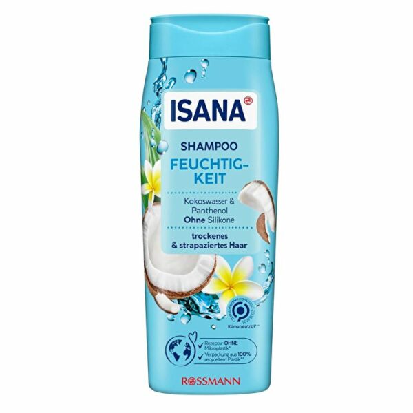 Introducing the Isana Moisturizing Shampoo 300 ml, an essential product for hydrated and nourished hair. Moisturize and revitalize your locks with this effective shampoo.