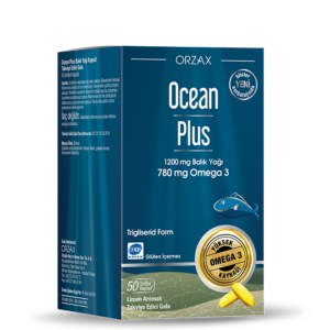 Introducing Orzax Ocean Plus Omega-3 1200 mg Fish Oil 50 Soft Gel, a powerful addition to your vitamin and health routine.