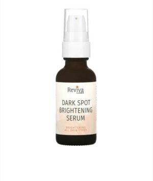 Introducing the Reviva Dark Spot Brightening Serum 29.5 ml, a powerful solution for reducing the appearance of dark spots and uneven skin tone.