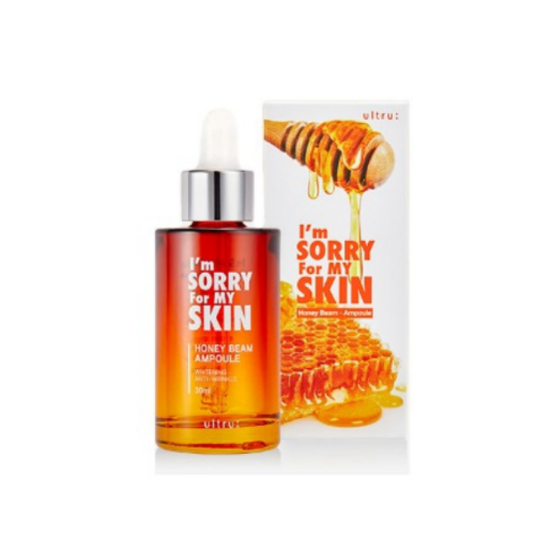 Introducing the I'm Sorry For My Skin Honey Beam Ampoule 30 ml, this ampoule is an essential addition to your skincare routine.