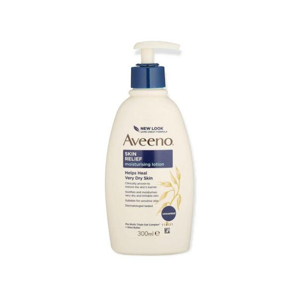 Introducing the Aveeno Skin Relief Moisturising Lotion 300 ml, this lotion is formulated to provide nourishing moisture for your skin.