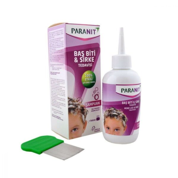 Paranit Head Lice and Vinegar Treatment Shampoo&Comb 100ml