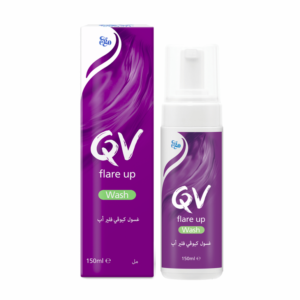 Introducing the QV Flare Up Wash 150 ml, this wash is a gentle and effective solution for managing irritated and sensitive skin.