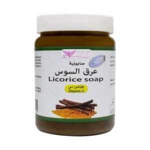 Introducing the Kuwait Shop Licorice Soap With Vitamin C 500 g, a luxurious bath essential for your daily routine.