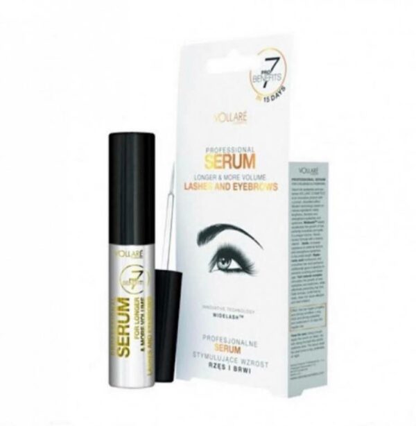 Introducing Vollare Professional Serum For Lashes and Eyebrows 9 ml, the ultimate solution for enhancing and strengthening your eyebrows and eyelashes.