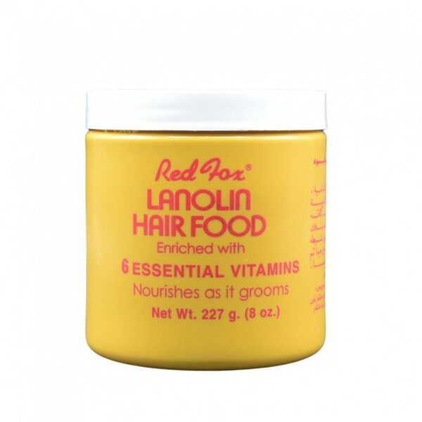 Introducing the Red Fox Lanolin Hair Food 227 g, a nourishing solution for your hair care needs.