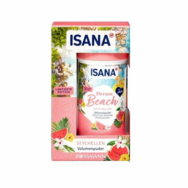 Introducing the Isana Hair Volume Powder Dream Beach 10 g, the perfect solution for adding volume to your hair without weighing it down.