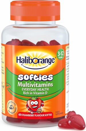 Haliborange Strawberry Flavored Multivitamin 60 Capsules