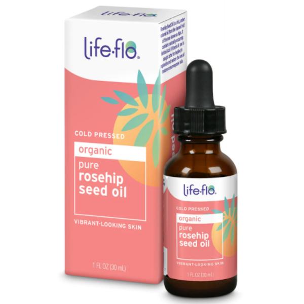 Introducing Life Flo Cold Pressed Organic Pure Rosehip Seed Oil 30 ml, a natural and organic solution for your skincare needs.