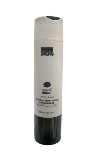 Introducing Casa Argan Oil Moisturizing Hair Shampoo 500 ml, your solution for healthy and nourished hair. Formulated with nourishing argan oil, this shampoo gently cleanses and hydrates, leaving your hair feeling smooth and looking shiny.