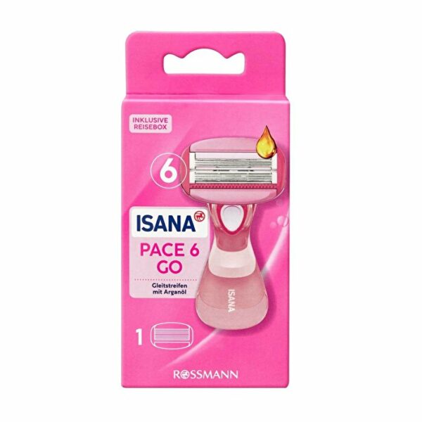 Isana Pace 6 Women's Razor 1 Piece with 6 Blades