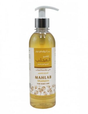 Introducing Mandy Care Mahlab shampoo for hair care 400 ml, the perfect solution for nourishing and strengthening your hair.