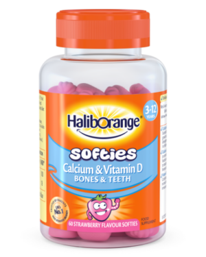 Haliborange Softies Calcium and Vitamin D 60 Chewable Tablets