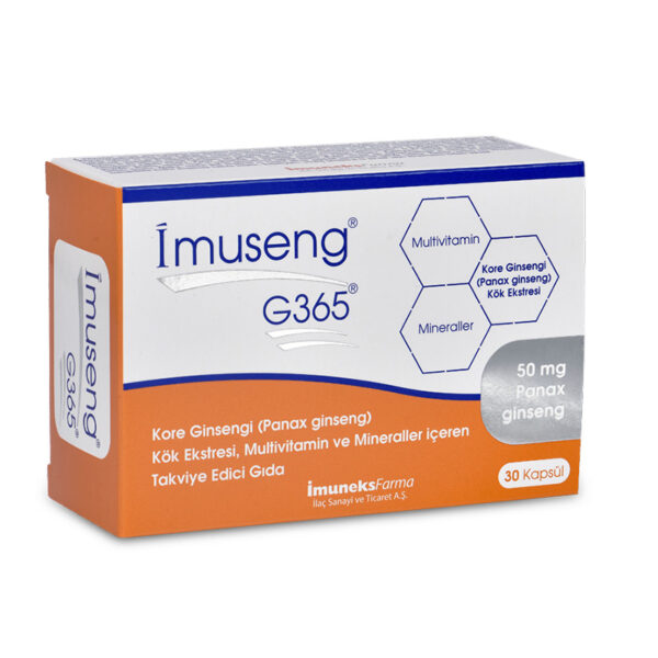 Imuneks Imuseng G365 Food Supplement 30 Capsules