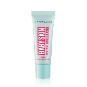 Introducing the Maybelline Baby Skin Instant Pore Eraser Primer 22 ml, a must-have for creating a smooth and flawless base for your makeup routine.