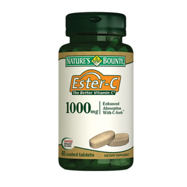 Natures Bounty Ester-C 1000 mg Food Supplement 60 Tablets