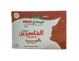 Introducing the Medlo Glycerin Soap With Myrrh 125 g, a gentle and nourishing soap that's perfect for everyday use.