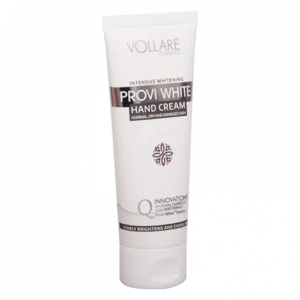 Introducing Vollare Provi White Hand Cream 75 ml, the ultimate solution for achieving soft, supple, and brighter-looking hands.