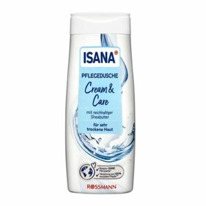 Introducing the Isana Cream & Care Shower Care Gel 300 ml, a rich body care cream for your skin's needs.