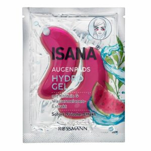 Introducing the Isana Under Eye Pad Hydrogel Caffeine & Watermelon 1 pair, these pads are your solution for revitalizing tired eyes.