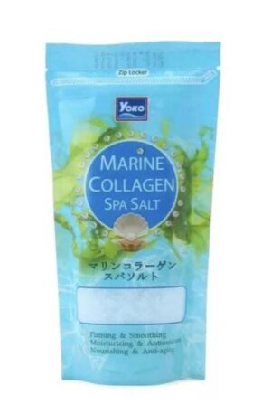 Introducing Yoko Marine Collagen Spa Salt 300 g, a luxurious spa salt designed to pamper and nourish your skin. Formulated with milk and marine collagen, this spa salt helps to exfoliate and rejuvenate your skin, leaving it feeling soft and smooth.